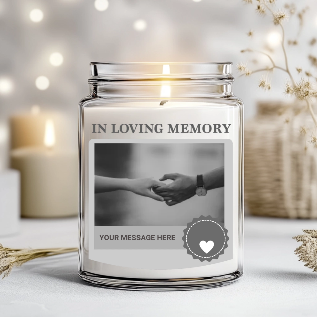 In Loving Memory Candle Label