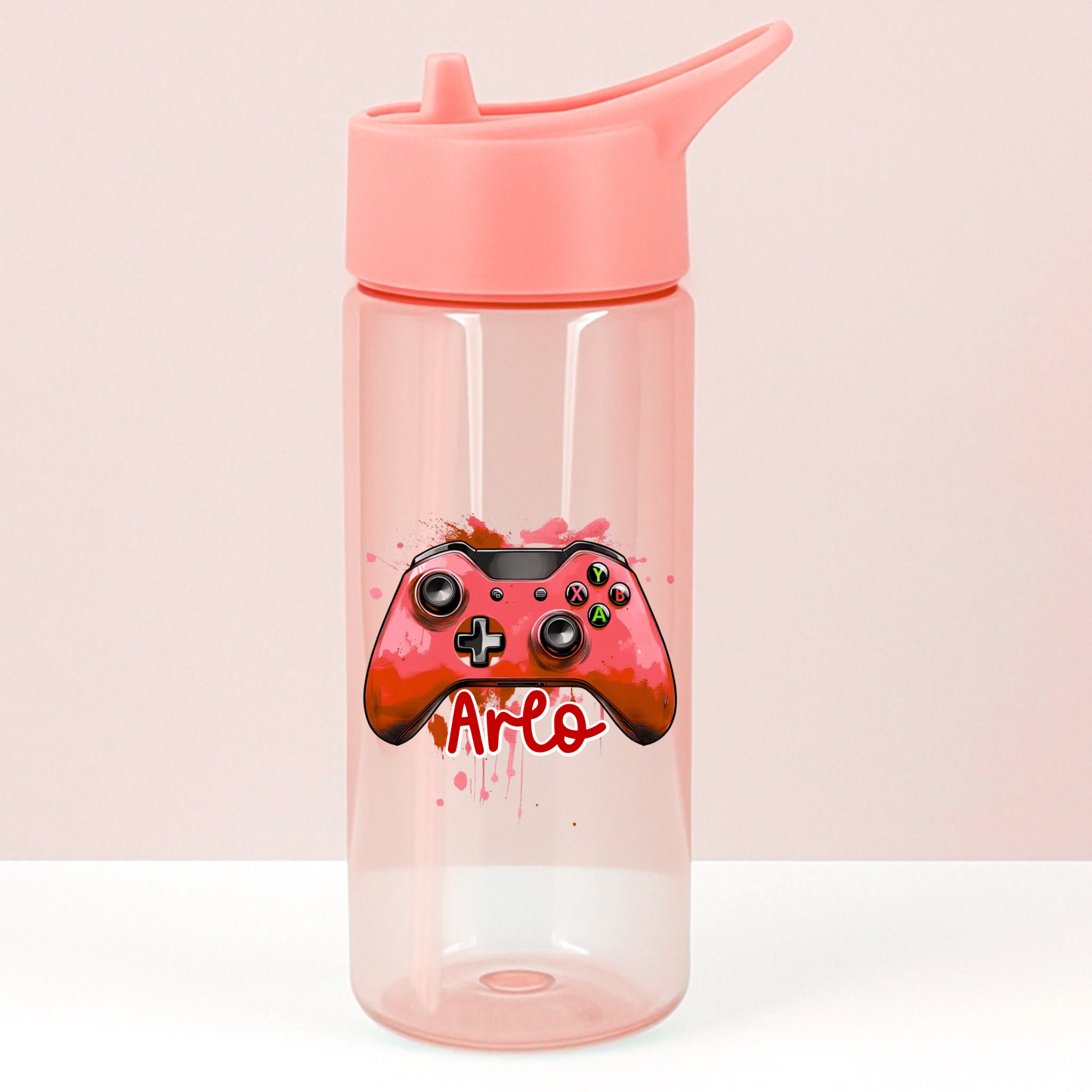 UVDTF - Red Gaming Controller Water Bottle Decal