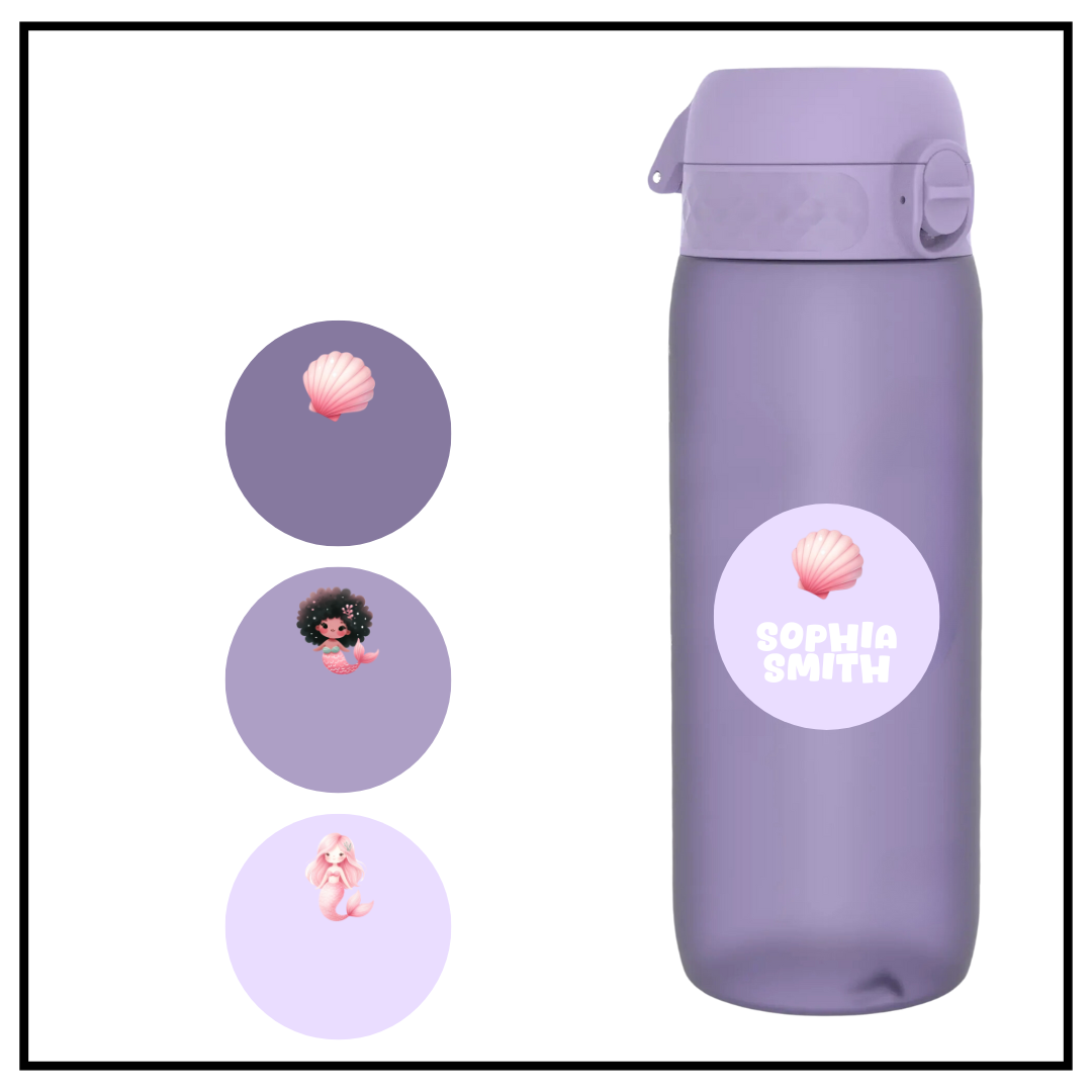 Mermaid Circle Label