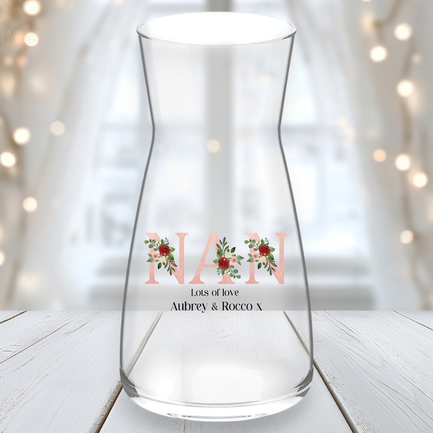 UVDTF Nan Flower Alphabet - Vase Decal