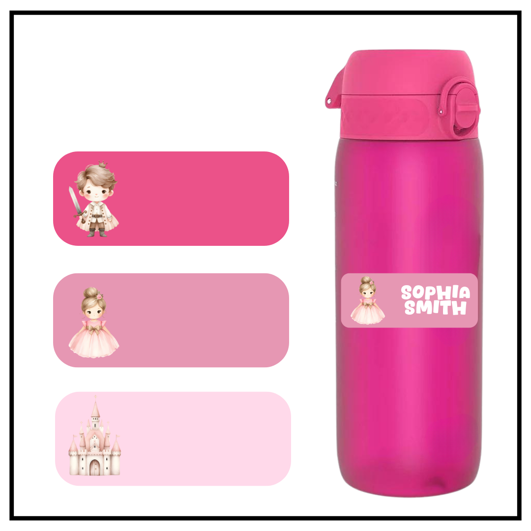 Princess Rectangle Label