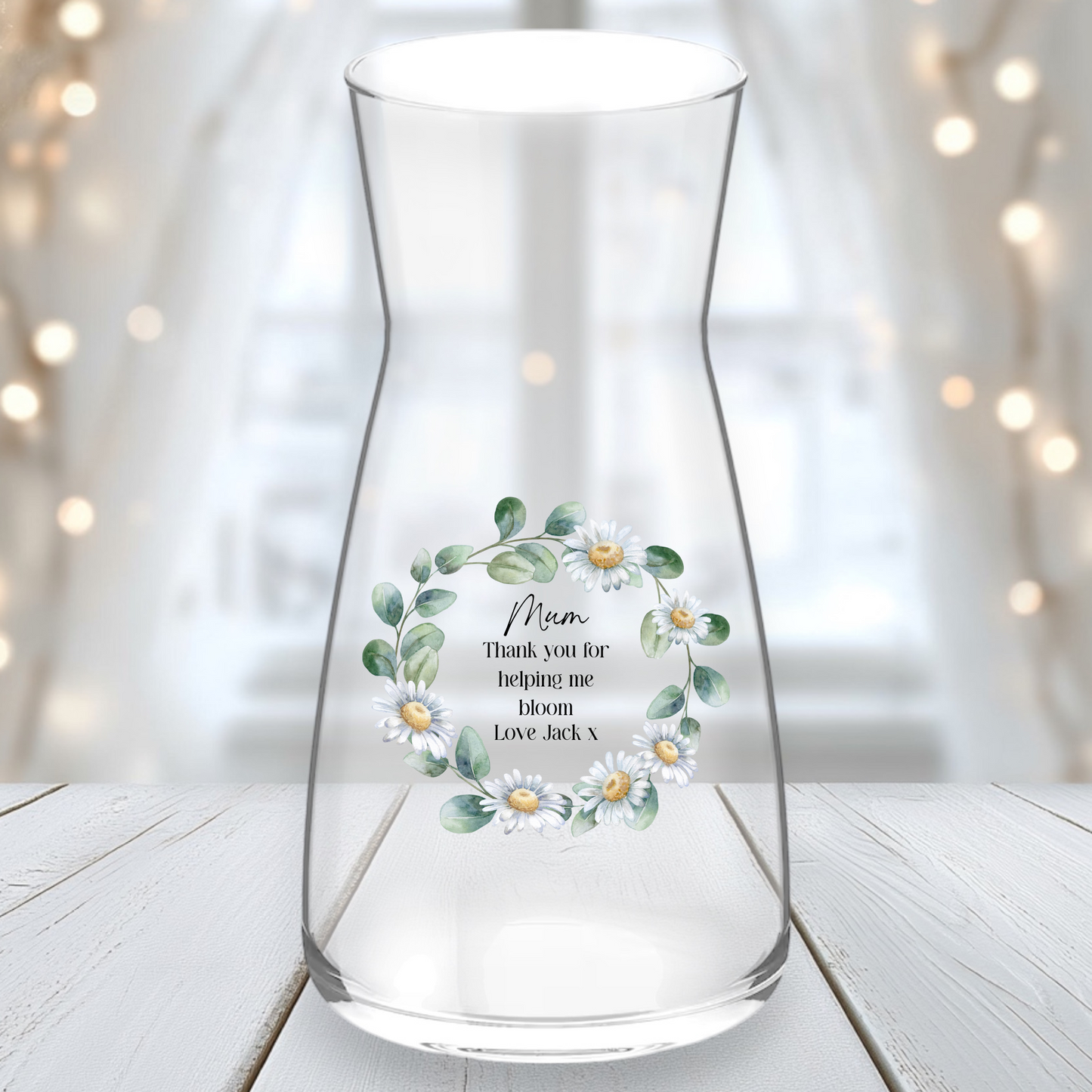 UVDTF Helping Me Bloom - Vase Decal