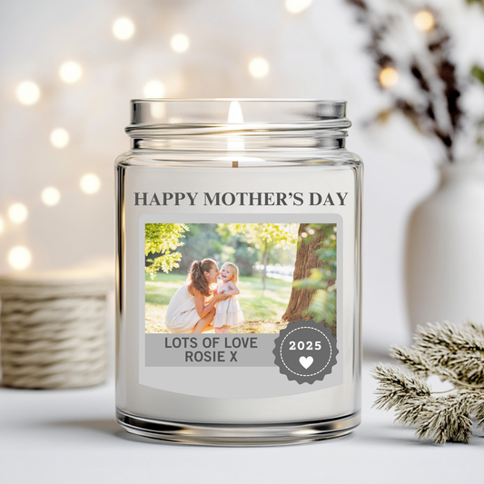 Happy Mothers Day Candle Label