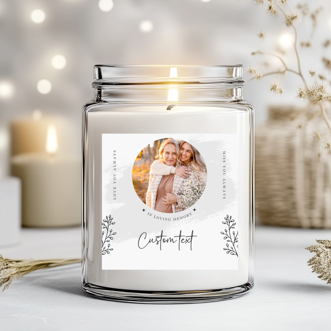 Love & Miss You Always - Candle Label