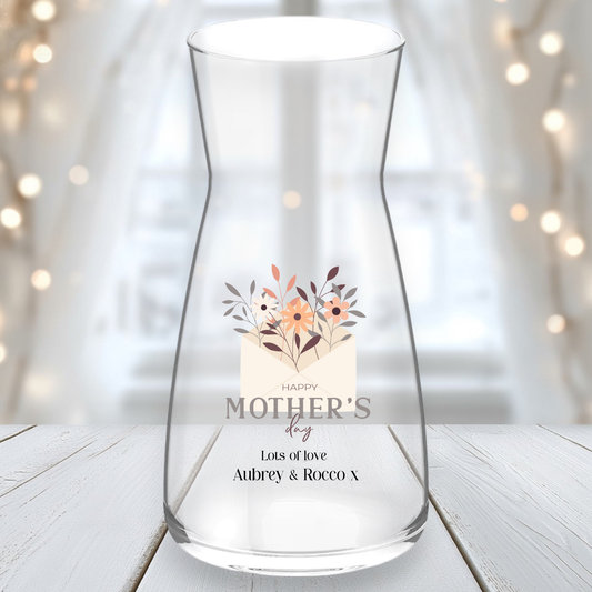 UVDTF Happy Mothers Day Envelope - Vase Decal
