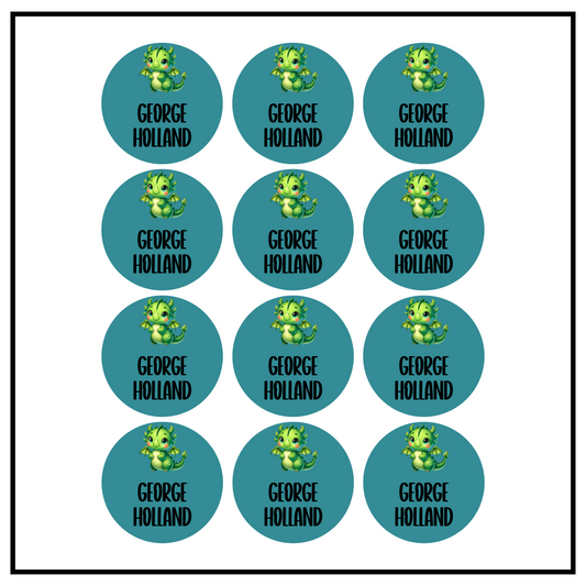 Dragon Circle Name Labels