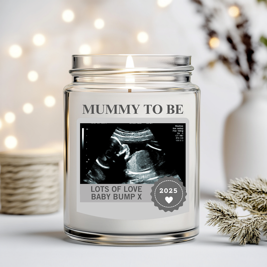 Mummy To Be Candle Label