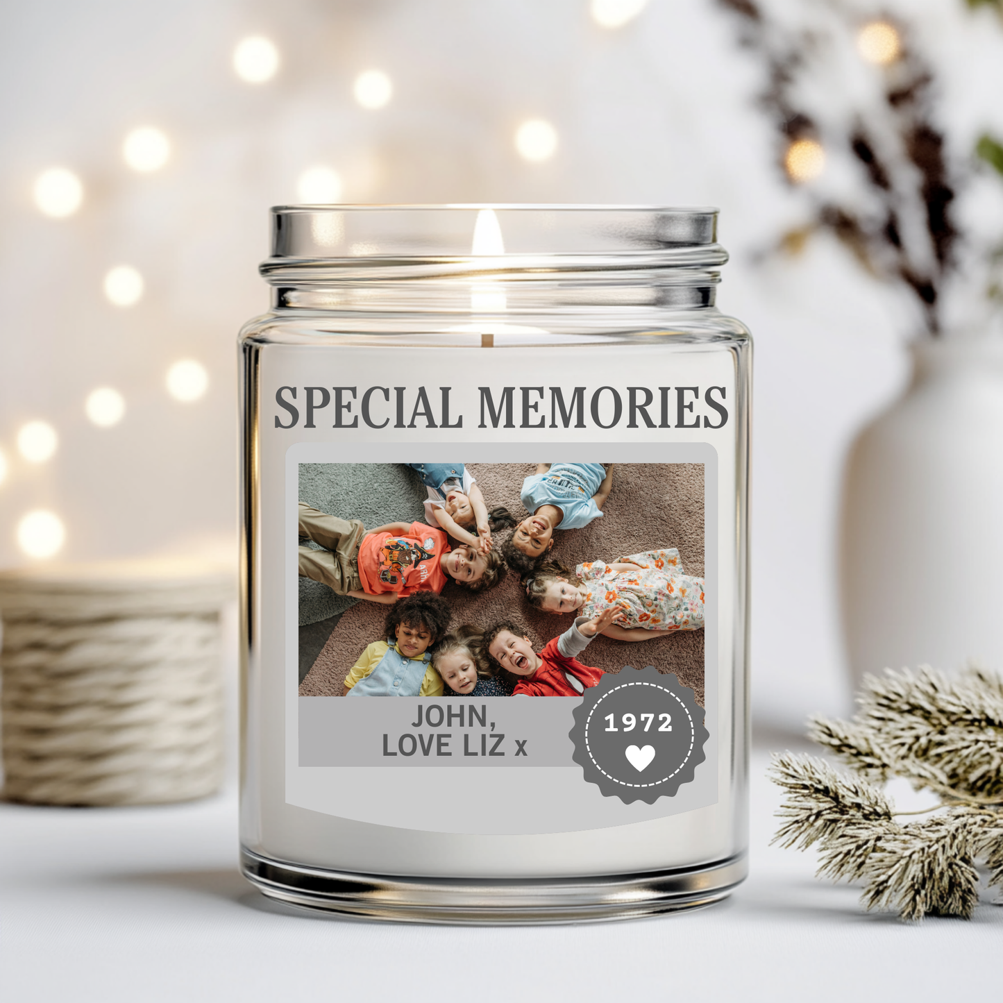 Special Memories Candle Label