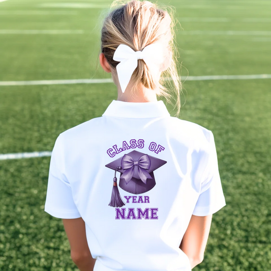 DTF School Shirt Leaver Decal -  Purple Class of 2025