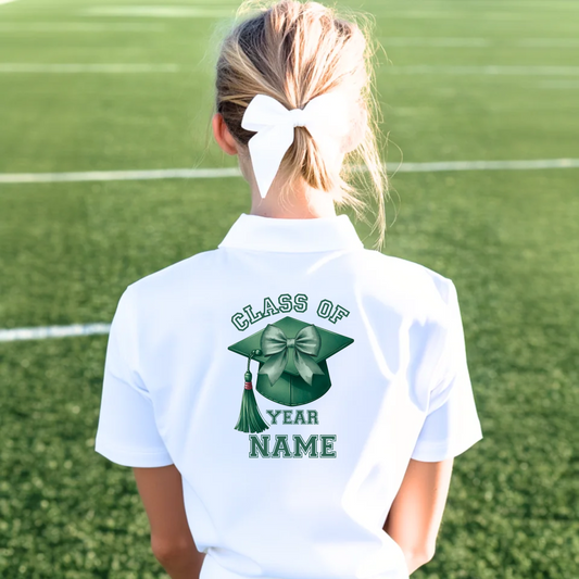 DTF School Shirt Leaver Decal -  Green Class of 2025