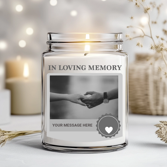 In Loving Memory Candle Label