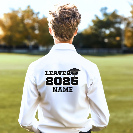 DTF School Shirt Leaver Decal -  Black Leavers