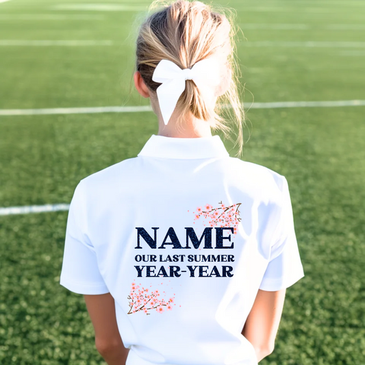 DTF School Shirt Leaver Decal -  Our Last Summer Navy