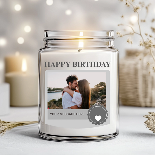 Happy Birthday Candle Label