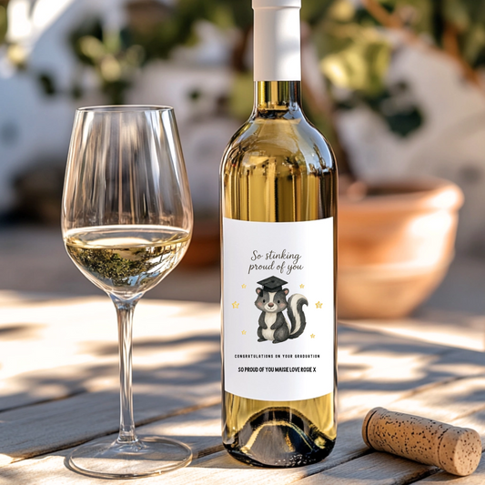 Stinking Proud Of You Wine Label
