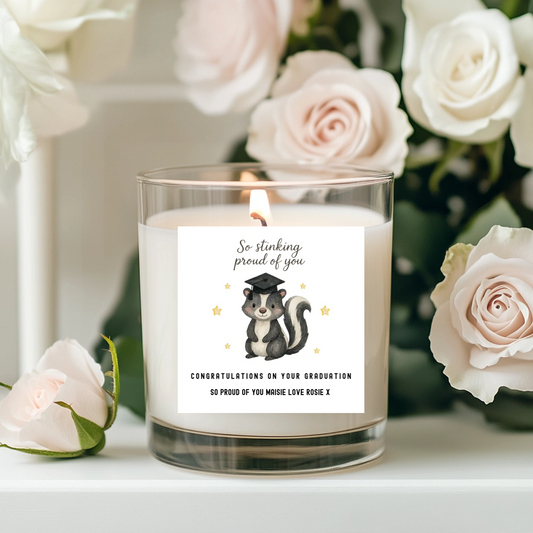 Stinking Proud Of You Candle Label