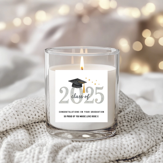 Class of 2025 Candle Label