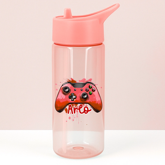 UVDTF - Red Gaming Controller Water Bottle Decal