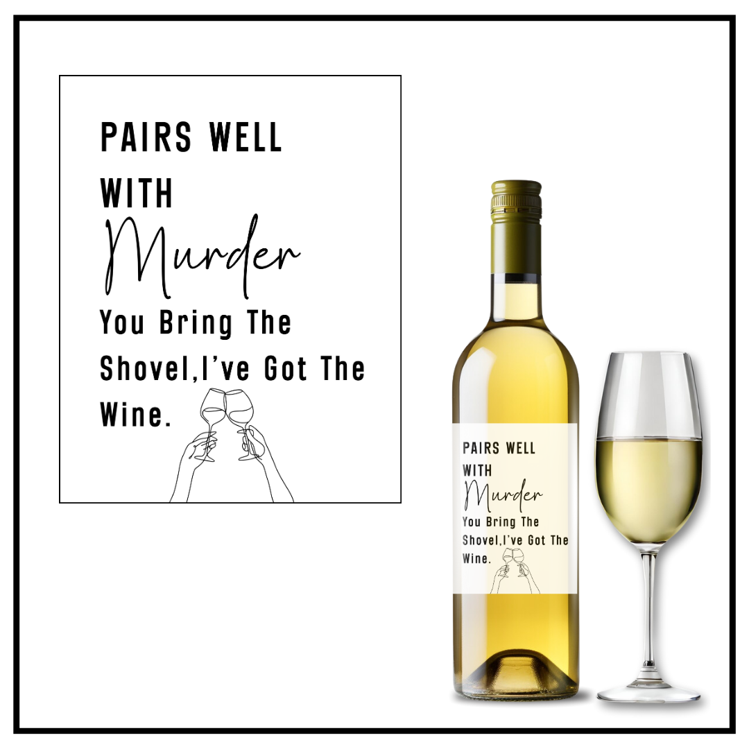 Murder Wine Label