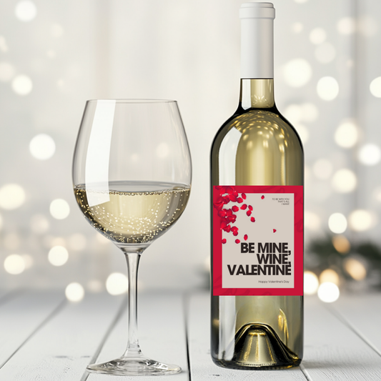 Be Mine, Wine, Valentine Wine Label