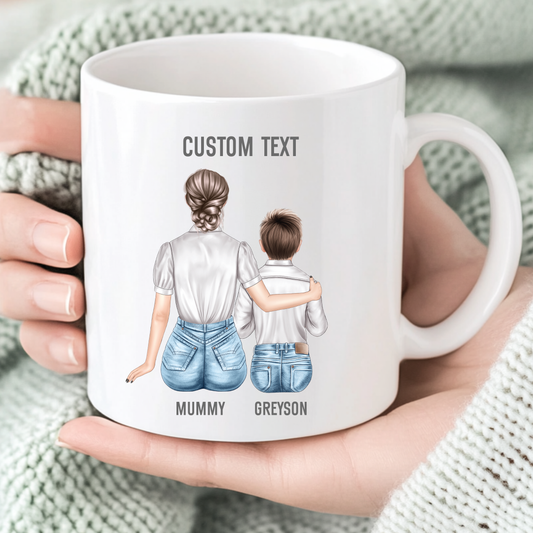 UVDTF - Mummy & Child Decal