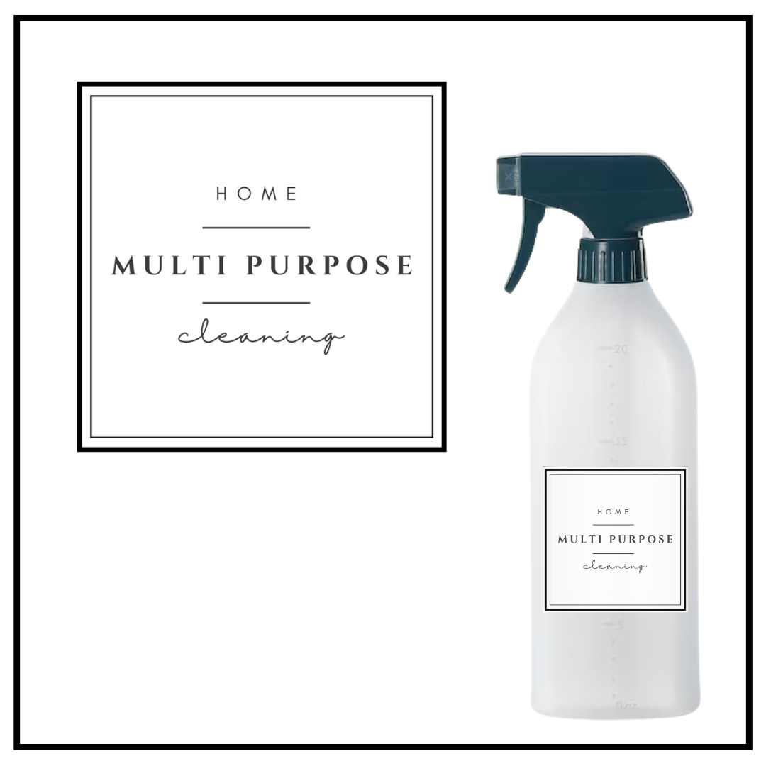 Multi Purpose Cleaner Home Label