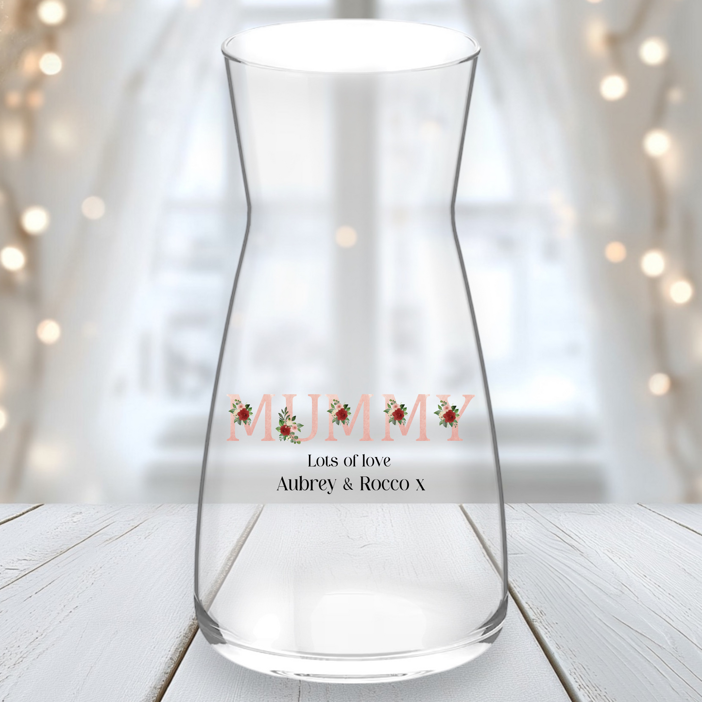 UVDTF Mummy Flower Alphabet - Vase Decal