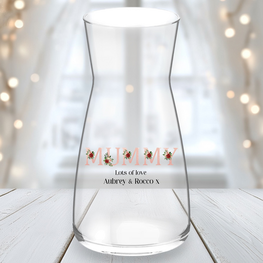 UVDTF Mummy Flower Alphabet - Vase Decal