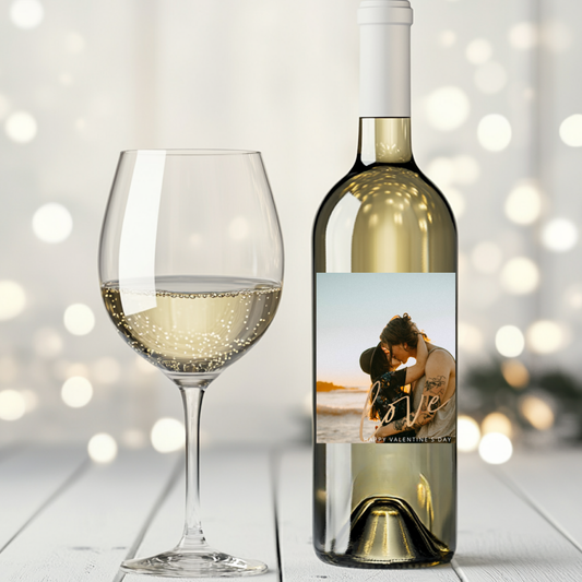 Full Photo Wine Label