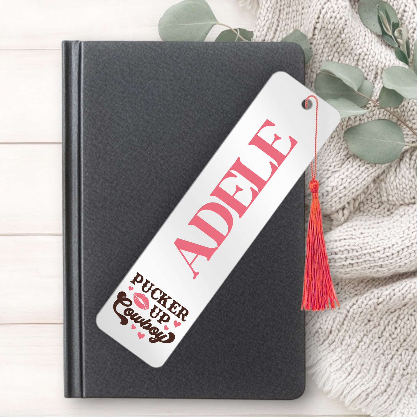 UVDTF -Pucker Up Cowboy Bookmark Decal