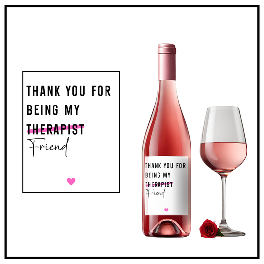 Therapist Wine Label