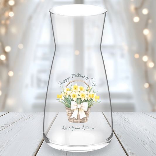 UVDTF Yellow Daffodils - Vase Decal