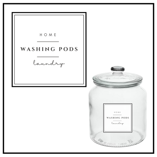 Washing Pods Home Label