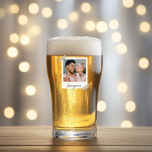 UVDTF - Valentines Polaroid Pint Glass Decal