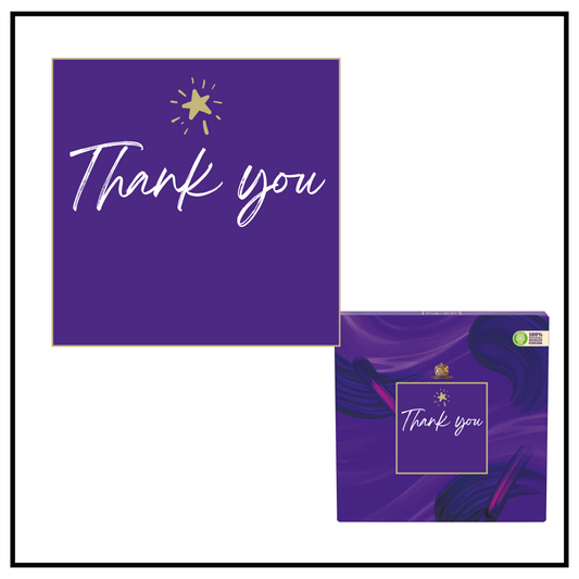 Purple Square Chocolate Decal