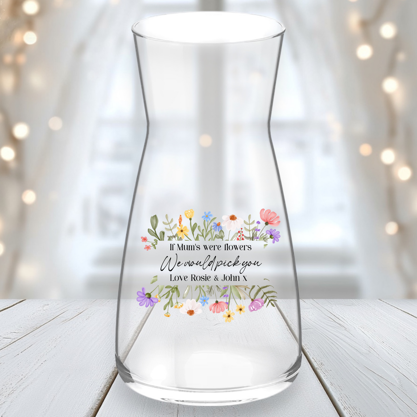 UVDTF If Mums Were Flowers We Would - Vase Decal