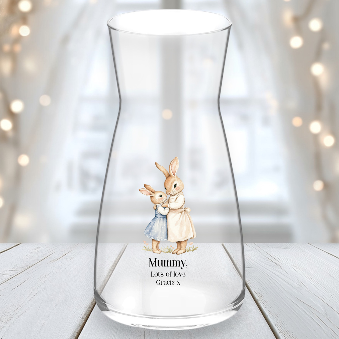 UVDTF Bunnies - Vase Decal