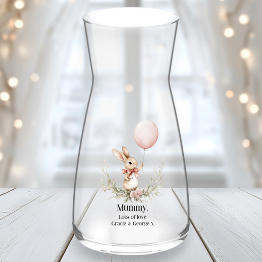 UVDTF Bunny Balloon - Vase Decal